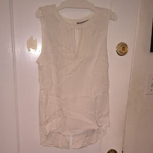 Daniel Rainn | White Sleeveless Blouse